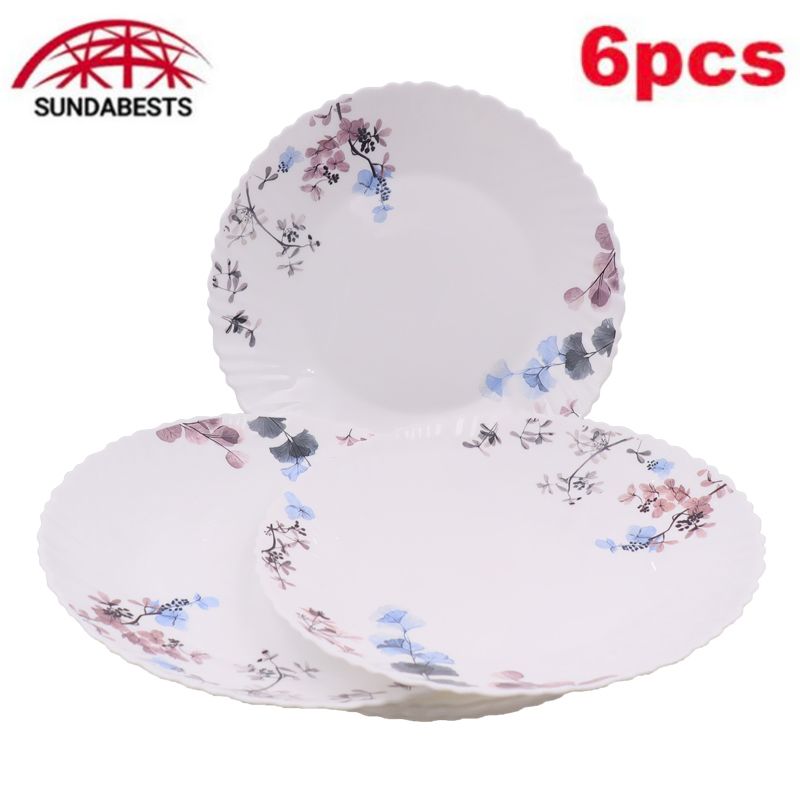 Sundabests High Quality 6 Piece 9.5 inch Classique Dinner Dish Plates(311004206)
