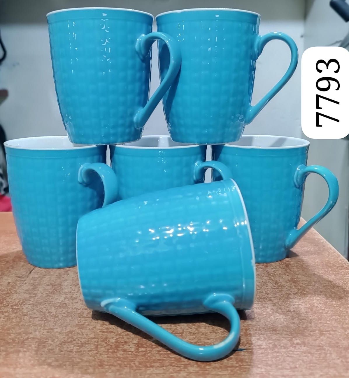 6 PCS Mugs Coffee Cups Tea Cups Milk Cups Ceramic Cups  High Quality (311007793)