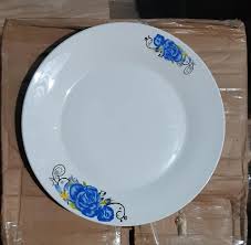 Sundabests 6 PCS 8 Inch Classique Dinner Dish Plates Ceramics Plates （311011133）