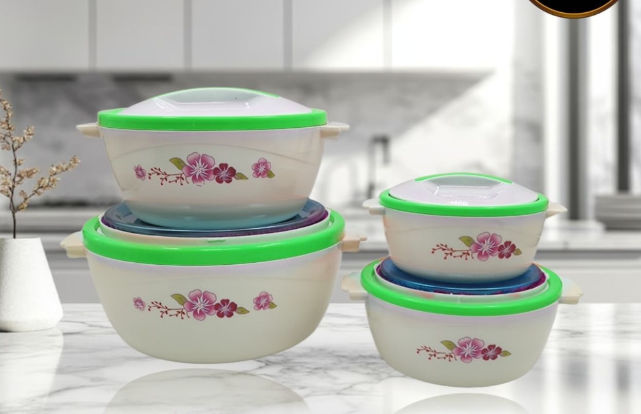Sundabests Insulated lunch box 0.6+1.2+2.5+4L 4 PCS Travel Food Containers （130017259）