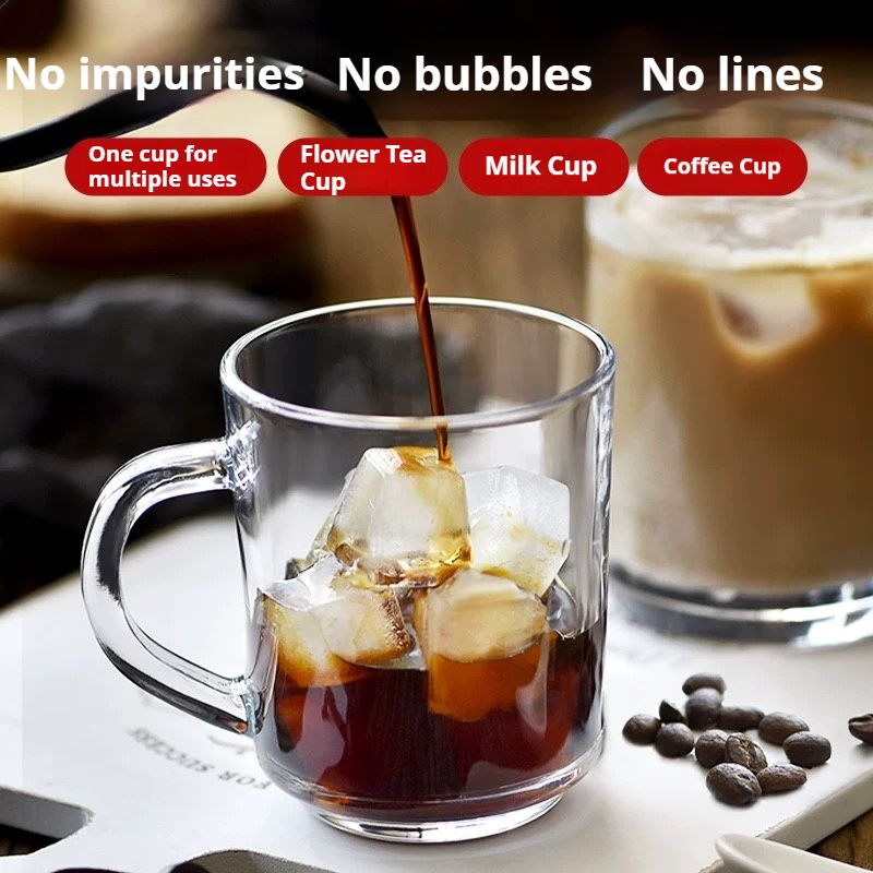 Sundabests 6pcs Glass Cups High Quality Round Glass Glassware(311000298)