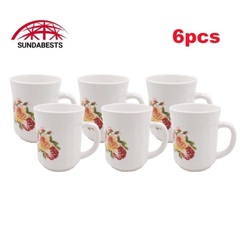 Sundabests 6pcs High Quality Tea Milk Coffee Ceramic Cups Mugs(130015831，130015830，130015829)