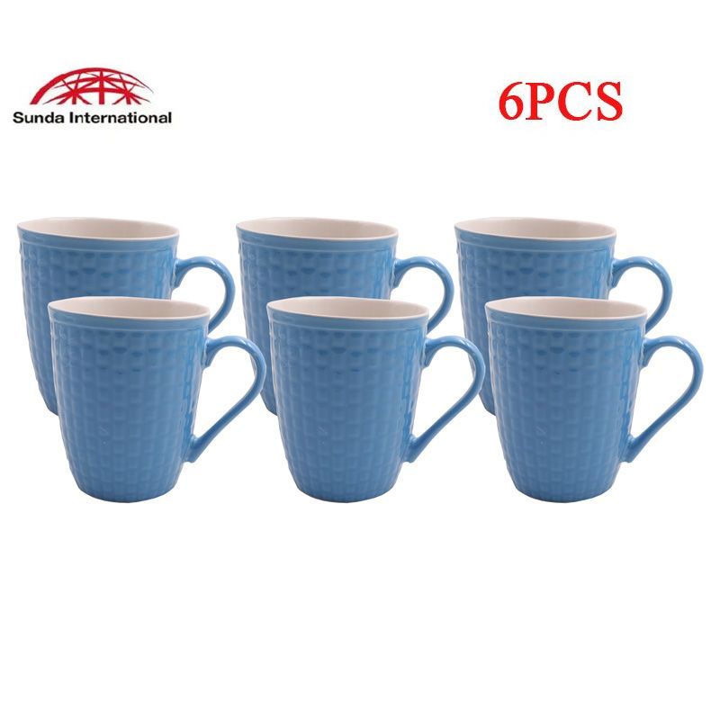 6 PCS Mugs Coffee Cups Tea Cups Milk Cups Ceramic Cups  High Quality (311007793)