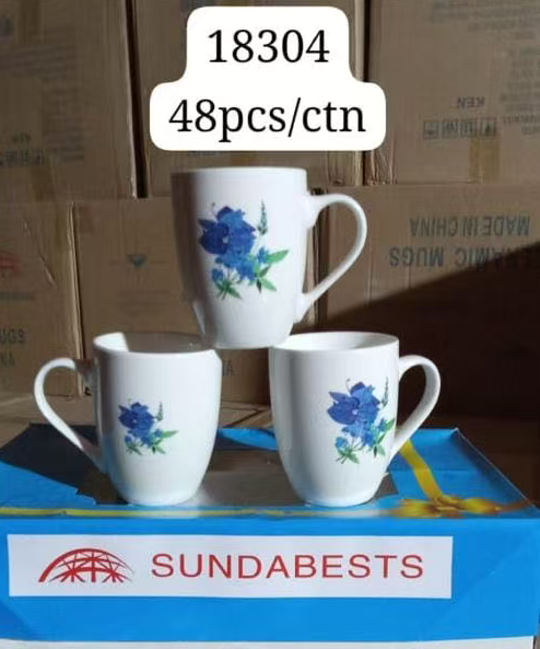 Sundabests 6pcs High Quality Tea Milk Coffee Ceramic Cups Mugs Kitchen Dining room appliances  Cup Mug  Tea Milk Coffee Ceramic Cups