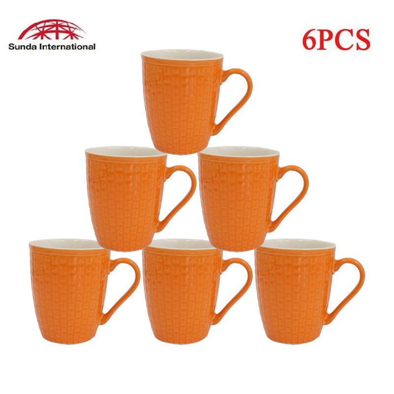 6 PCS Mugs Coffee Cups Tea Cups Milk Cups Ceramic Cups  High Quality