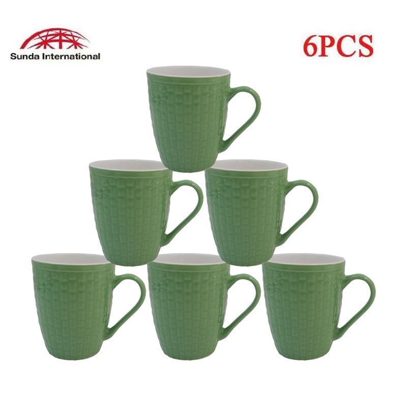 6 PCS Mugs Coffee Cups Tea Cups Milk Cups Ceramic Cups  High Quality