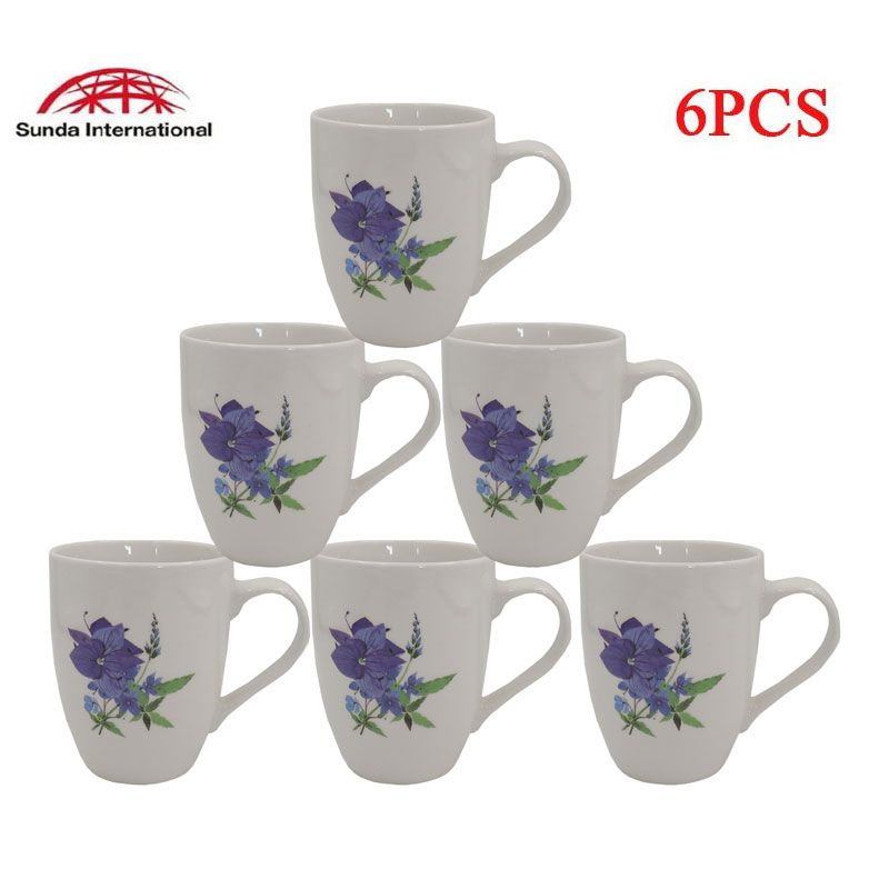 Sundabests 6pcs High Quality Tea Milk Coffee Ceramic Cups Mugs Kitchen Dining room appliances  Cup Mug  Tea Milk Coffee Ceramic Cups