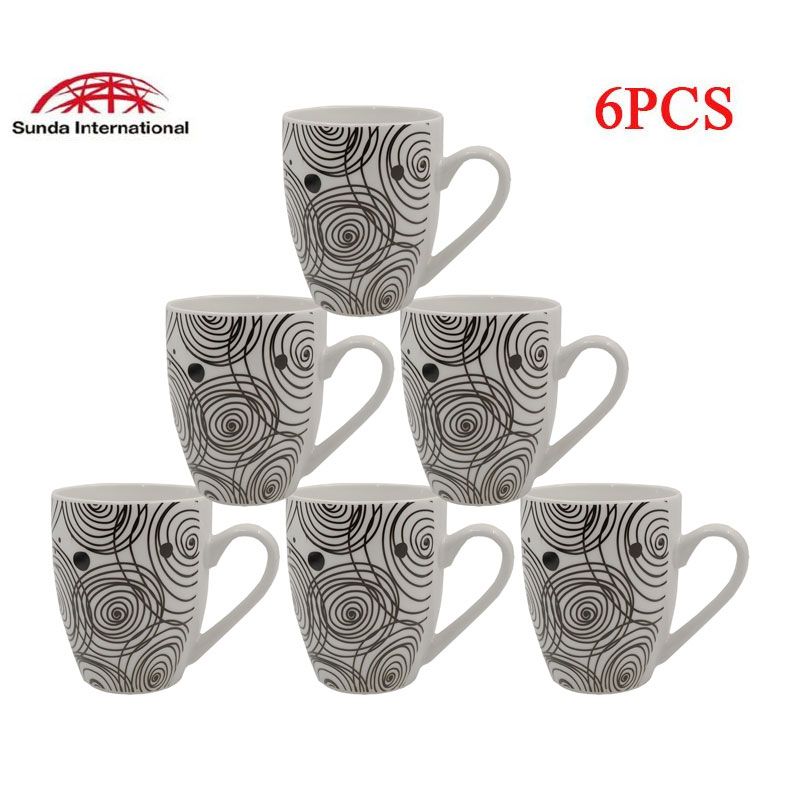 Sundabests 6pcs High Quality Tea Milk Coffee Ceramic Cups Mugs Kitchen Dining room appliances  Cup Mug  Tea Milk Coffee Ceramic Cups
