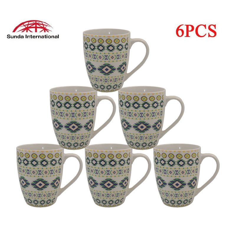 Sundabests 6pcs High Quality Tea Milk Coffee Ceramic Cups Mugs Kitchen Dining room appliances  Cup Mug  Tea Milk Coffee Ceramic Cups