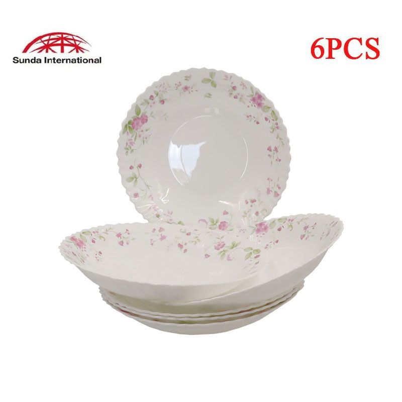 Sundabests High Quality 6 Piece 9.5 inch Classique Dinner Dish Plates(311004206)