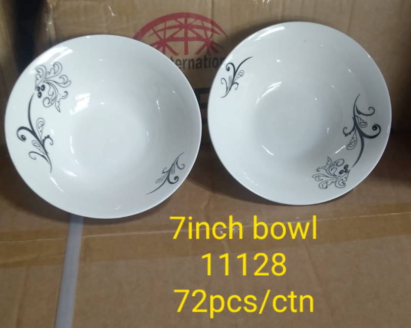 Sundabests High Quality 12 Piece 7 inch Classique Dinner Dish Plates(311011123)（311011127）