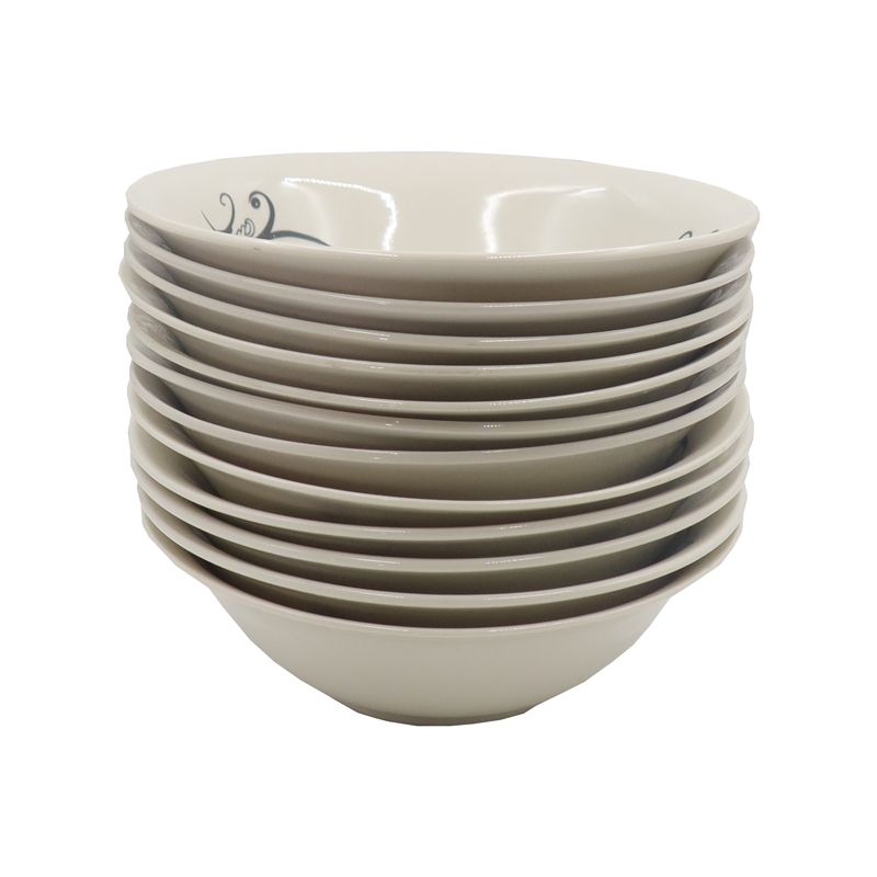 Sundabests High Quality 12 Piece 7 inch Classique Dinner Dish Plates(311011123)（311011127）