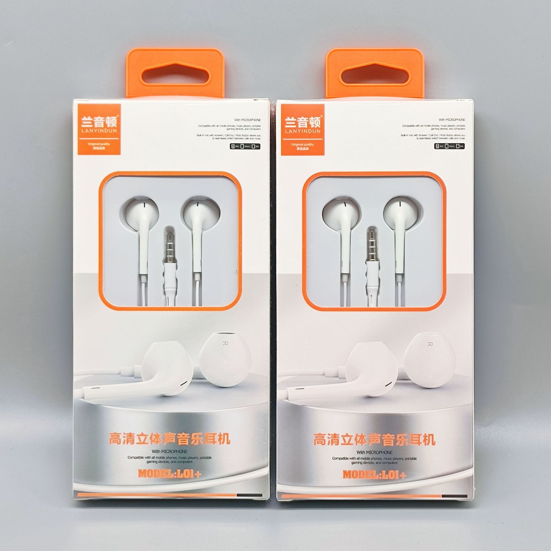 Type-C 3.5mm Jack Wired Earphones In-line Control In Ear Half In Ear Earbuds 3D Surround In-ear Stereo Headphones with Microphone Volume Control For OPPO Huawei Vivo Android Devices