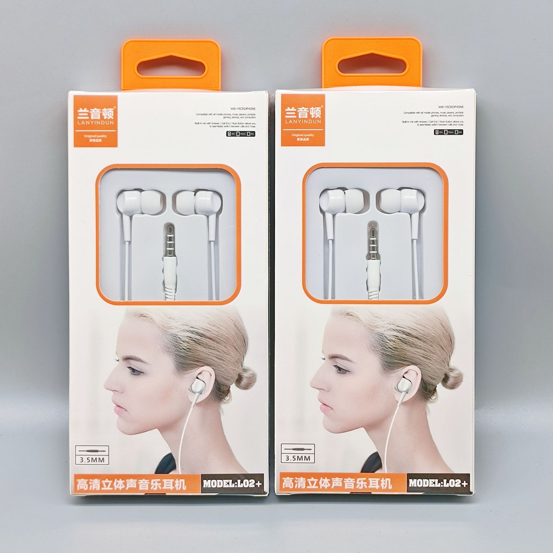 Type-C 3.5mm Jack Wired Earphones In-line Control In Ear Half In Ear Earbuds 3D Surround In-ear Stereo Headphones with Microphone Volume Control For OPPO Huawei Vivo Android Devices