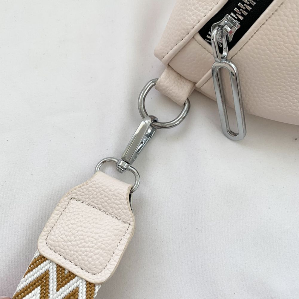 Soft PU Leather Women's Chest Bag Korean Fashion Trend Versatile Waist Packs Large Capacity Half-moon Crossbody Bag Fanny Pack