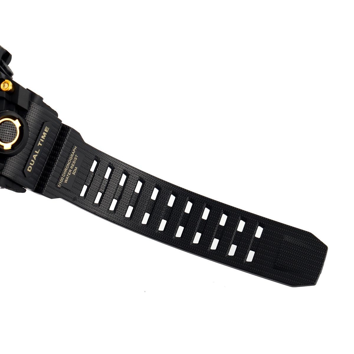 SKMEI Waterproof Tactical Watch Classic Sport Watch with LED Backlight Watch for Men Multifunctional Rubber Strap Wrist Watch for Men