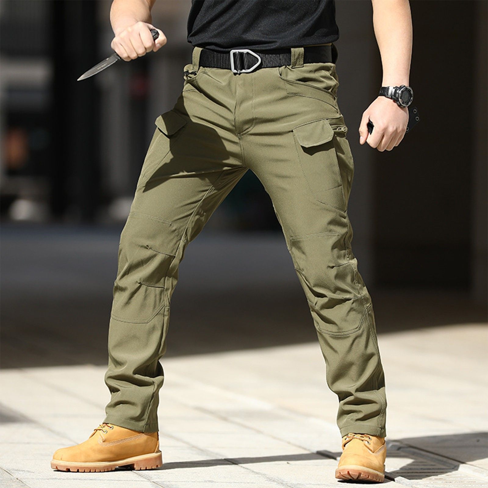 1pc City Special Service Pants Military Fan Ix9 Multi Pocket Overalls Camouflage Enthusiasts Climb Travel New Pantalones