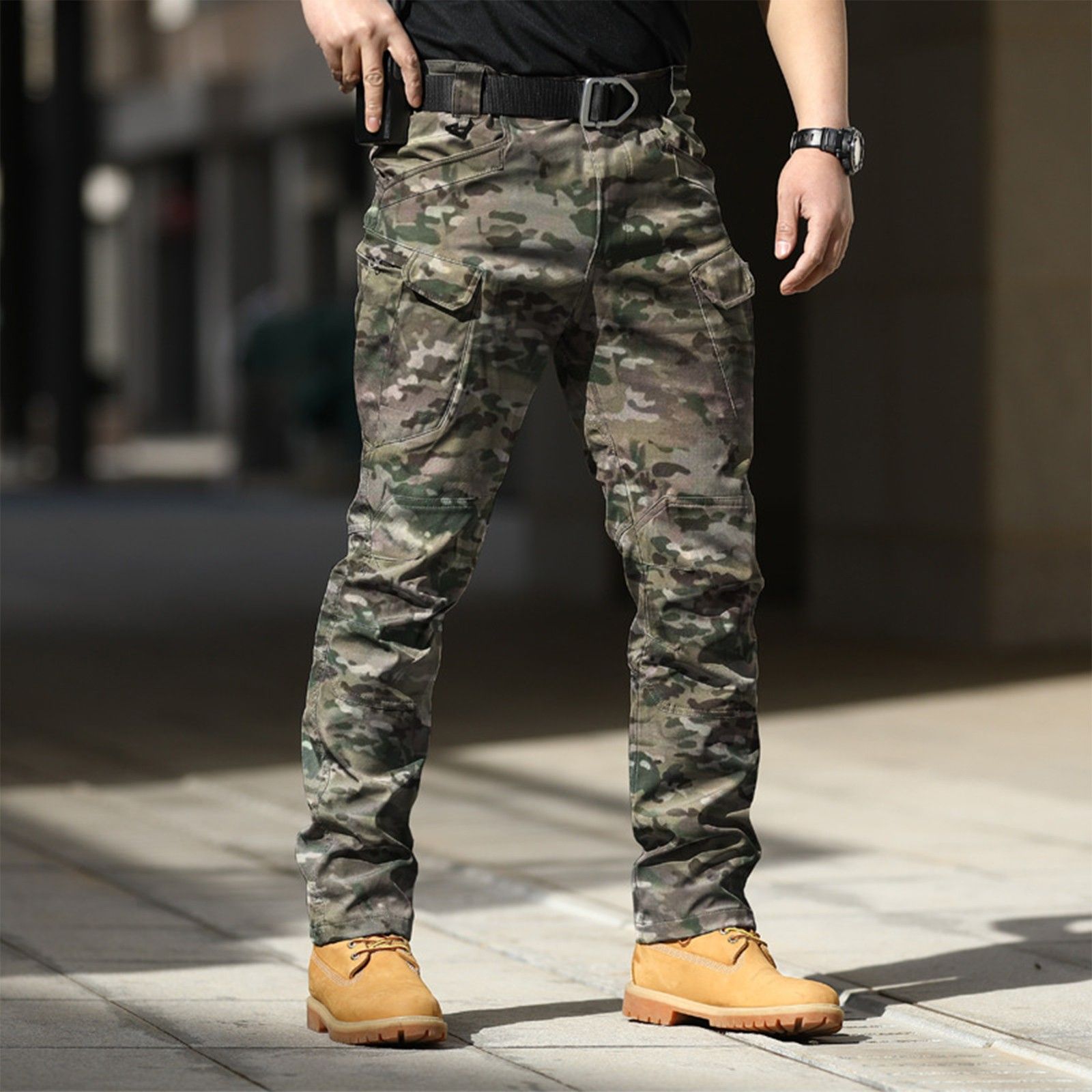1pc City Special Service Pants Military Fan Ix9 Multi Pocket Overalls Camouflage Enthusiasts Climb Travel New Pantalones