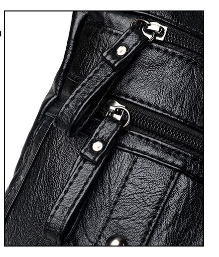 Crossbody Bag Women's Bags Trend Fashion Bag Mother Bag Fashion All-match Single Shoulder Messenger Bag Lady Multi-layer Soft Leather Bag PU Waterproof Wallet Personalized Square Bag Mom Gift