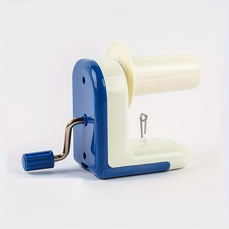 1pc Blue Manual Yarn Winder Machine - Efficient Craft Tool for Easy Yarn Organization, Space-Saving Wool Ball Winding, and Hand Knitting Art Supplies - Perfect for DIY Crafters and Knitting Enthusiast