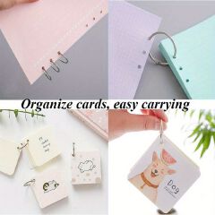 20/50PC Nickel Plated Binder Rings 0.94" - Versatile Metal Keychain & Office Book Rings for Index Cards and Notebooks
