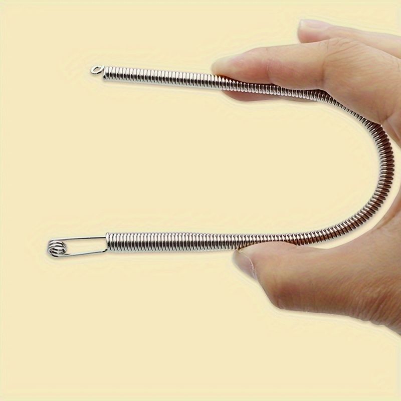 2PC Multifunctional Spring-Loaded Drawstring Threading Tool for Elastic Bands, Cords, and Laces - Metal Craft Assistant for Belt Loops and Ribbon Crafting
