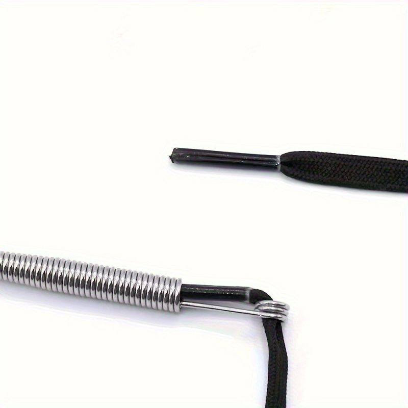 2PC Multifunctional Spring-Loaded Drawstring Threading Tool for Elastic Bands, Cords, and Laces - Metal Craft Assistant for Belt Loops and Ribbon Crafting