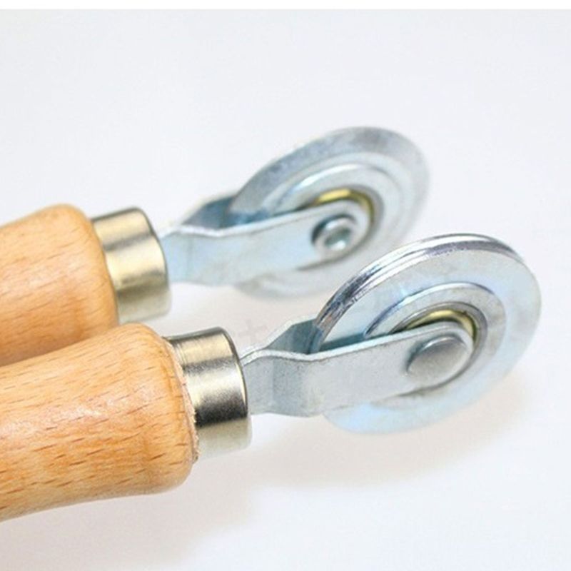 Electroplating Window Screen Roller Spline Repair Roller Manual Mosquito Window Pressure Wheel Tool Double-Head Pressure Roller