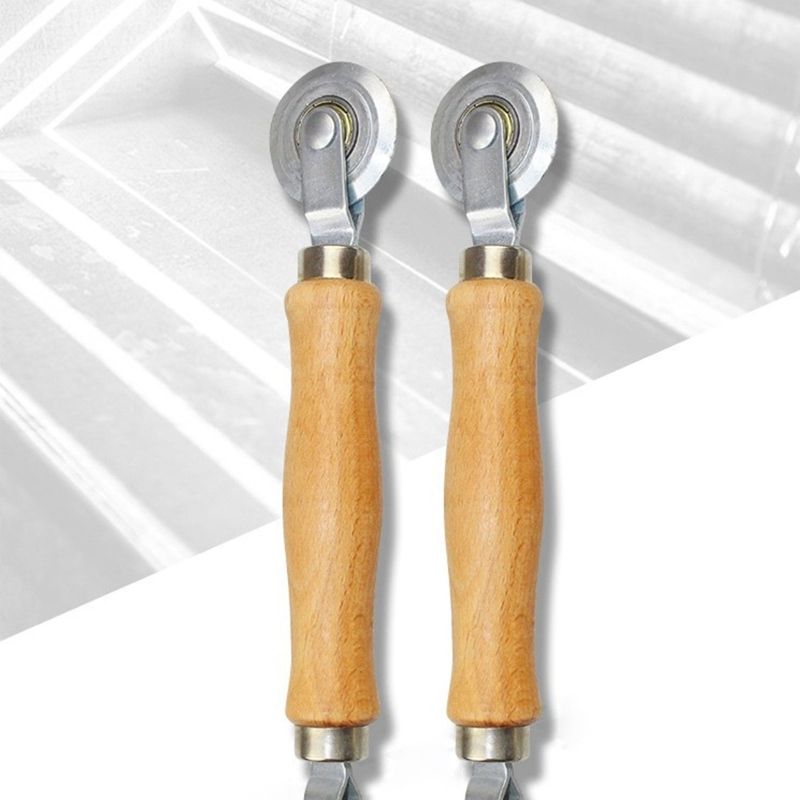 Electroplating Window Screen Roller Spline Repair Roller Manual Mosquito Window Pressure Wheel Tool Double-Head Pressure Roller