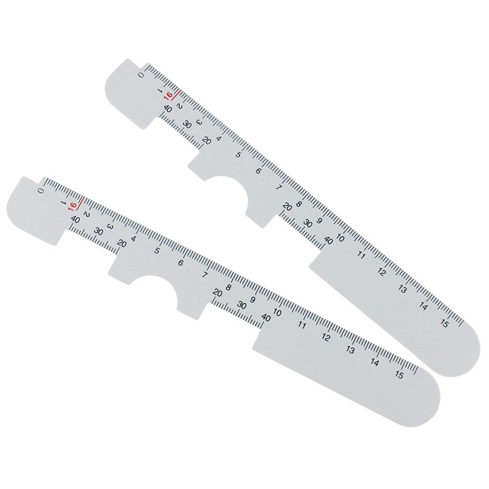 5pcs Plastic PD Ruler Pupil Distance Ruler Opthalmic Tools