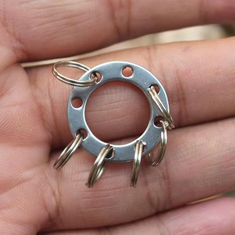 Suspension Key Carabiner Outdoor Quicklink Tool stainless steel Key Ring Outdoor EDC Tool Titanium Buckle Hook