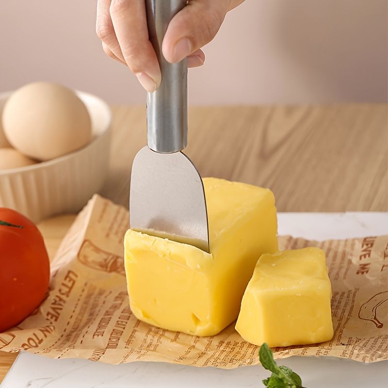 1pc Stainless Steel Multi-Purpose Scraper - Non-Electric, Durable Kitchen Tool for Defrosting & Cleaning, with Hanging Hole, Ideal for Ice, Grease & Paint Removal