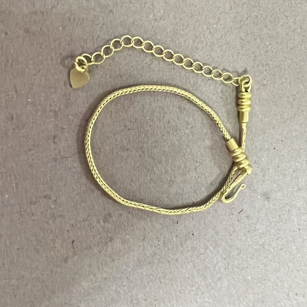 DIY Bracelet Beading Kit with Durable Metal Surface - Non-Elastic Craft Snake Bone Chain, Jewelry Making Accessories