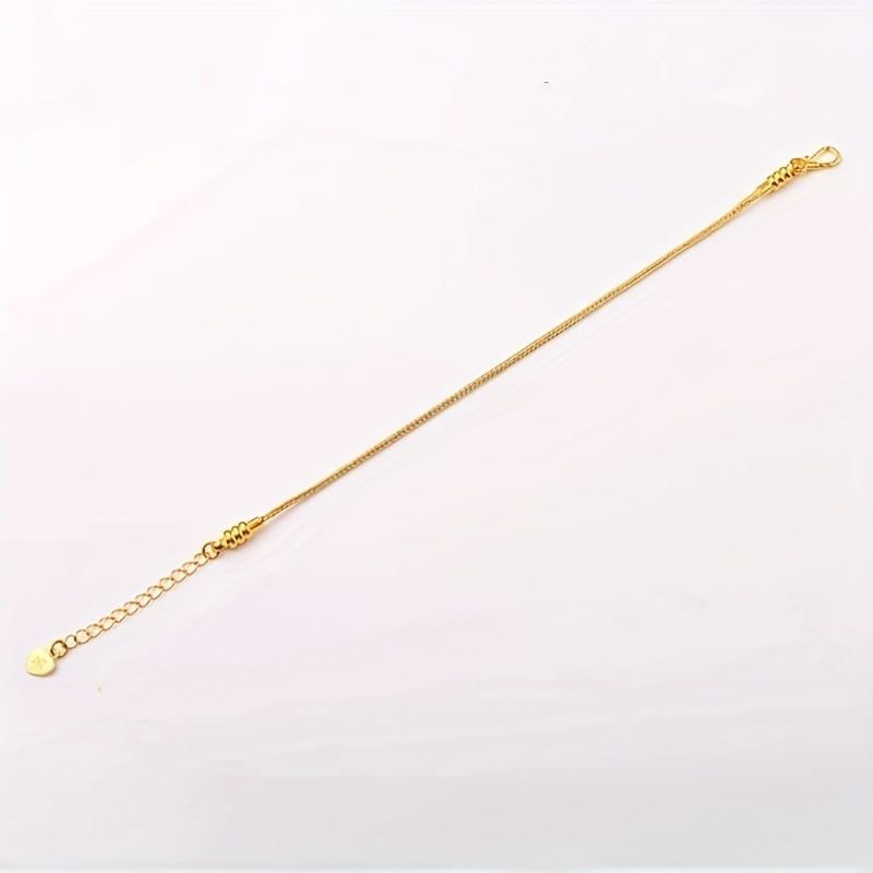 DIY Bracelet Beading Kit with Durable Metal Surface - Non-Elastic Craft Snake Bone Chain, Jewelry Making Accessories
