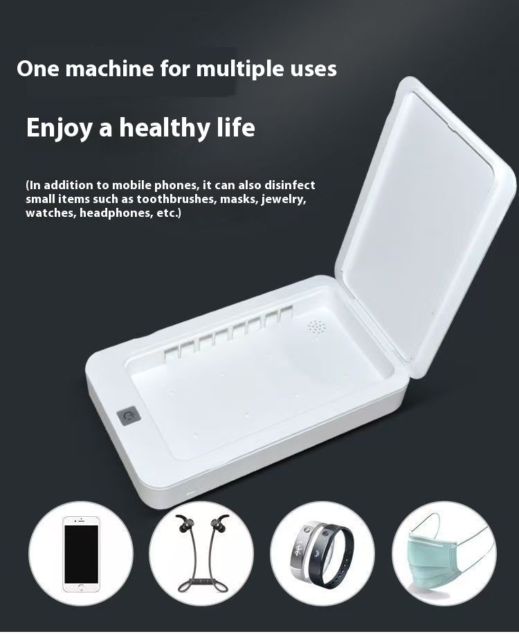 Portable UV Phone Disinfection Box  for Home Use  Suitable for Disinfecting Masks  Baby Clothes  Cosmetic Tools