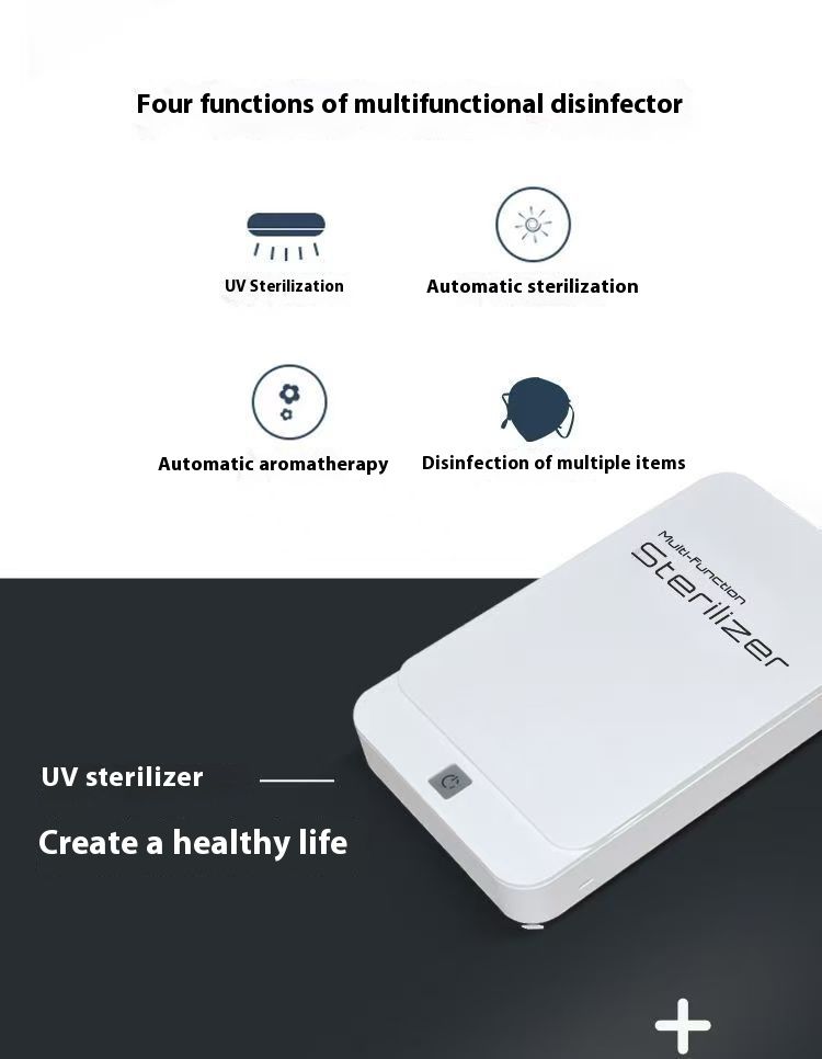 Portable UV Phone Disinfection Box  for Home Use  Suitable for Disinfecting Masks  Baby Clothes  Cosmetic Tools