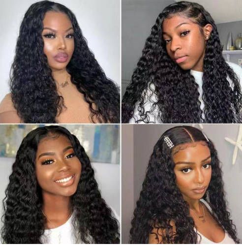 black wig Lady Gift Girl wigs Curly Long Hair Fashion Synthetic Wigs Weave For Women ladies wig Local fast delivery