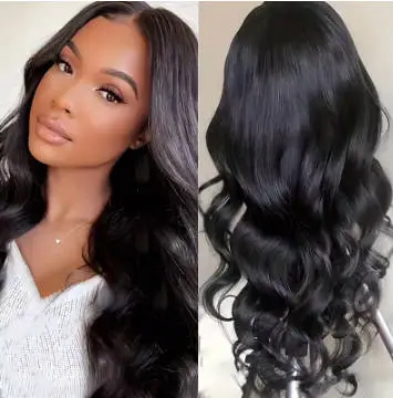 Women  Hair ladies wigs hair girl  Women Long Curly Hair Weave Black Body Wave Wigs For Ladies Fast delivery within 1-5 days