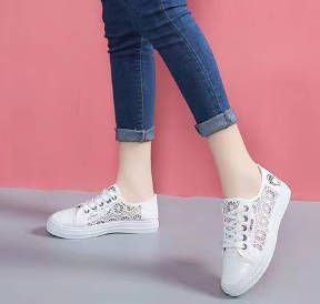 Ladies Sports Shoes with Sed Pentagonal Galaxy Belts and Coloured women sneakers sport shoe   Athletic women sneaker girl running shoes
