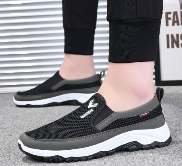 Canvas shoes men's old Beijing cloth shoes men's trendy board shoes  Loafers &amp; Slip-Ons