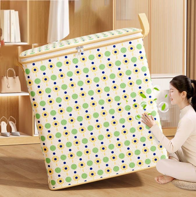 2pcs 2colors 110L Foldable Storage Bags Clothes Storage Bags Home Storage Box Quilt Storage Bags Fast delivery within 1-5 days