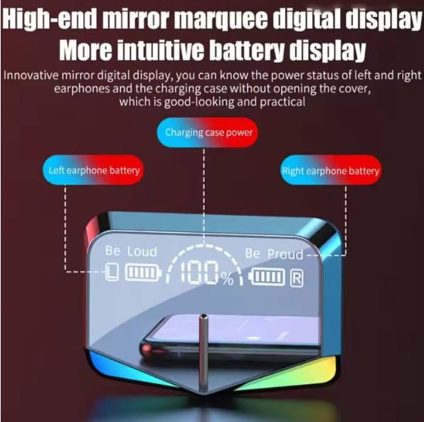 New Bluetooth Wireless TWS Earphone Smart Touch Call Headset Waterproof Noise Canceling Headphones for All Phones and computer Fast delivery within 1-5 days