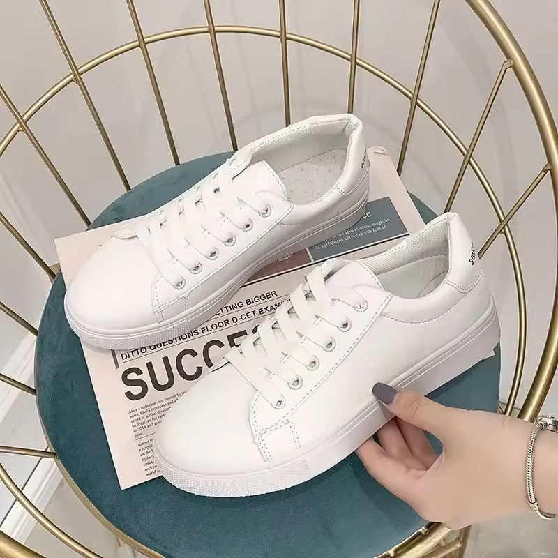 Women sports shoes Running sneaker Ladies lace-up casual Girl shoes white Athletic shoes Fast delivery within 1-5 days