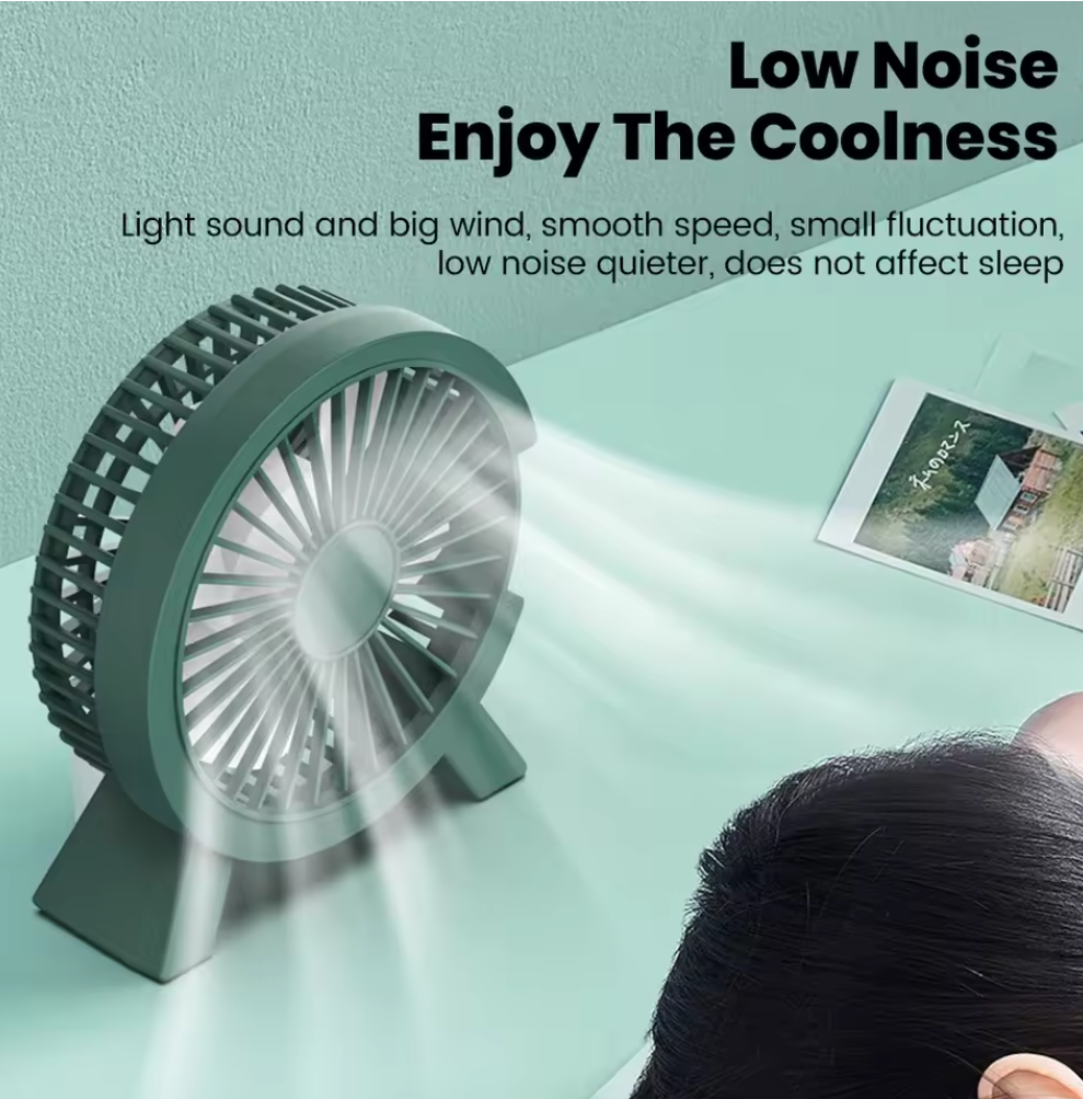 Electric Fan Portable Cooling for Laptops Silent Usb Fan for Home Officeoutdoor Desktop Cooler Camping Air Appliances  Fast delivery within 1-5 days