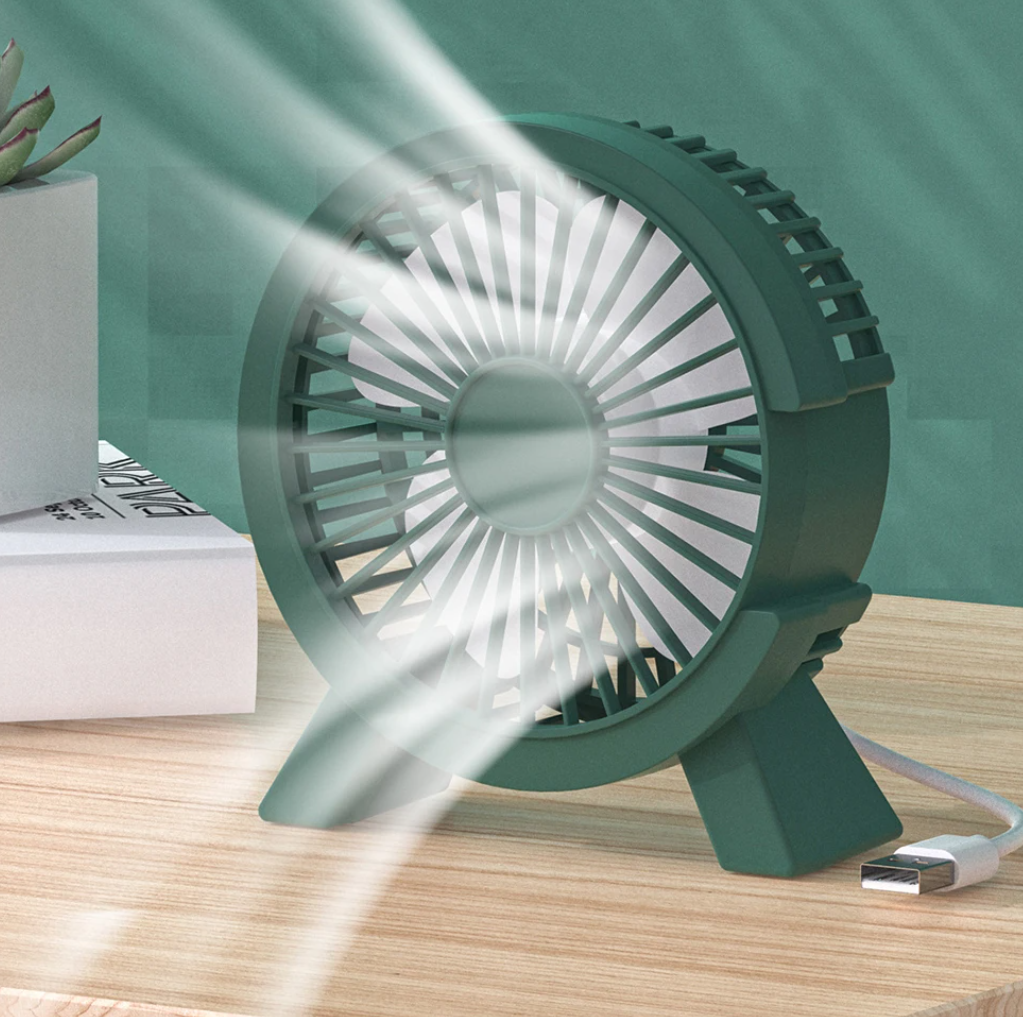 Electric Fan Portable Cooling for Laptops Silent Usb Fan for Home Officeoutdoor Desktop Cooler Camping Air Appliances  Fast delivery within 1-5 days