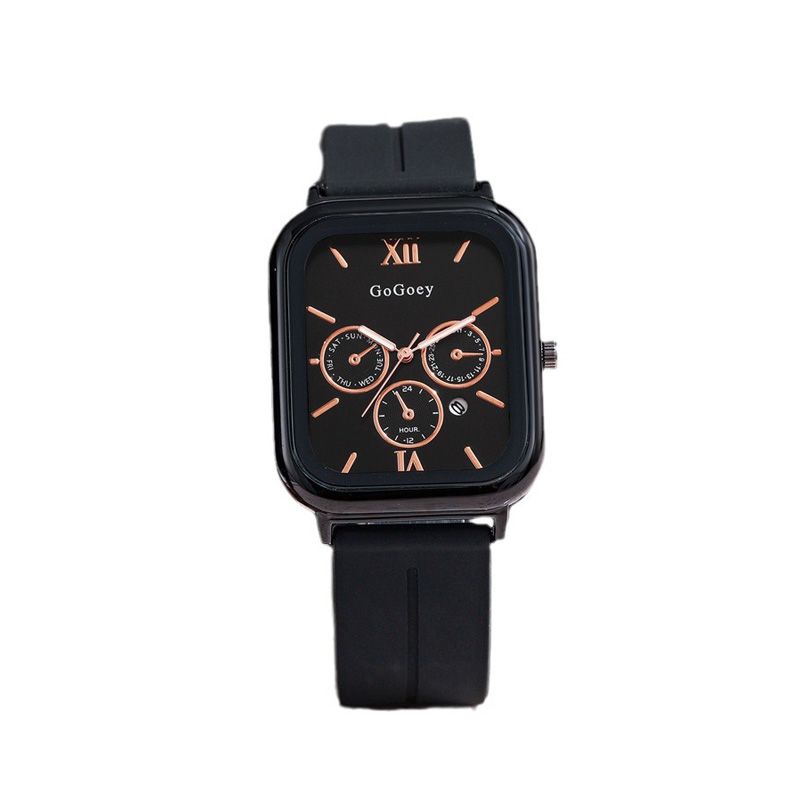 New Fashion Versatile Women's Leather Watch Girl's Rectangular Personalized Wristwatch Popular Quartz Watch With A Niche Temperament And High-end Aesthetics