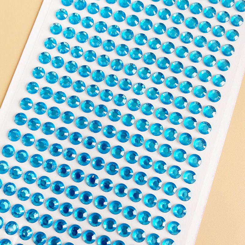 6mm Diamond Sticker Crystal Sticker Children's Acrylic Diy Car Mobile Phone Photo Album Decoration Rhinestone Sticker Mobile Phone Case Random Sticker