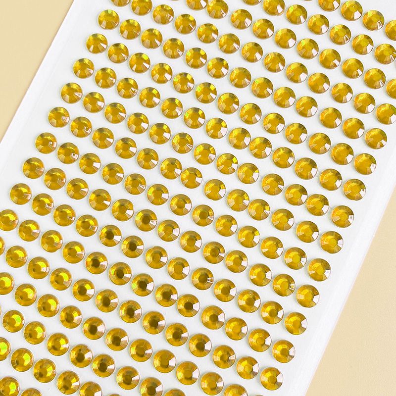 6mm Diamond Sticker Crystal Sticker Children's Acrylic Diy Car Mobile Phone Photo Album Decoration Rhinestone Sticker Mobile Phone Case Random Sticker