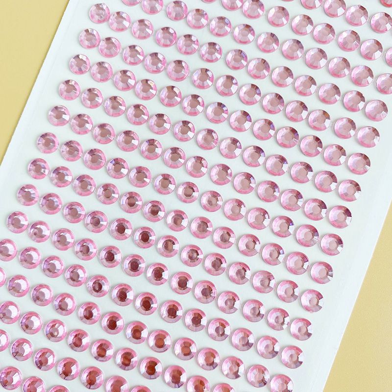 6mm Diamond Sticker Crystal Sticker Children's Acrylic Diy Car Mobile Phone Photo Album Decoration Rhinestone Sticker Mobile Phone Case Random Sticker