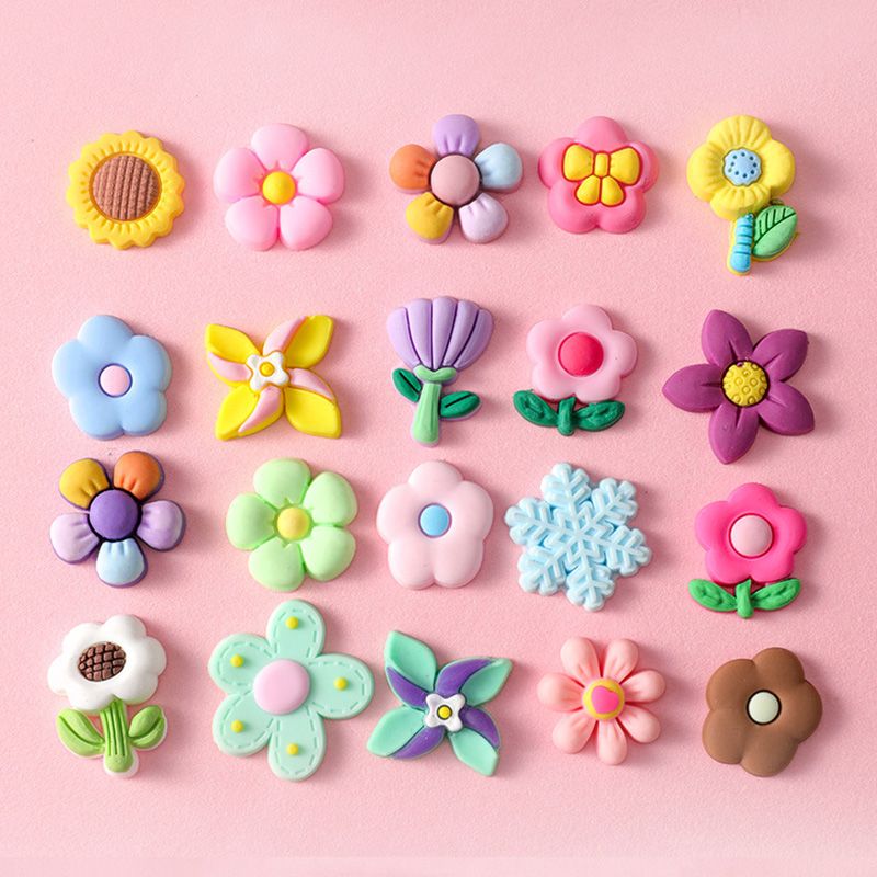 20 PCS/Set Tiny Random Style 3D Soft Glue Patch In The Hot Sale Mobile Phone Case Decorative Three-Dimensional Cartoon Soft Glue Patch Cute Shape Casually Paste With Tape Back Glue